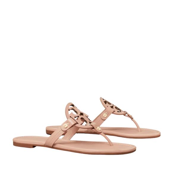 NEW TORY BURCH miller sandals in light makeup - Picture 1 of 2